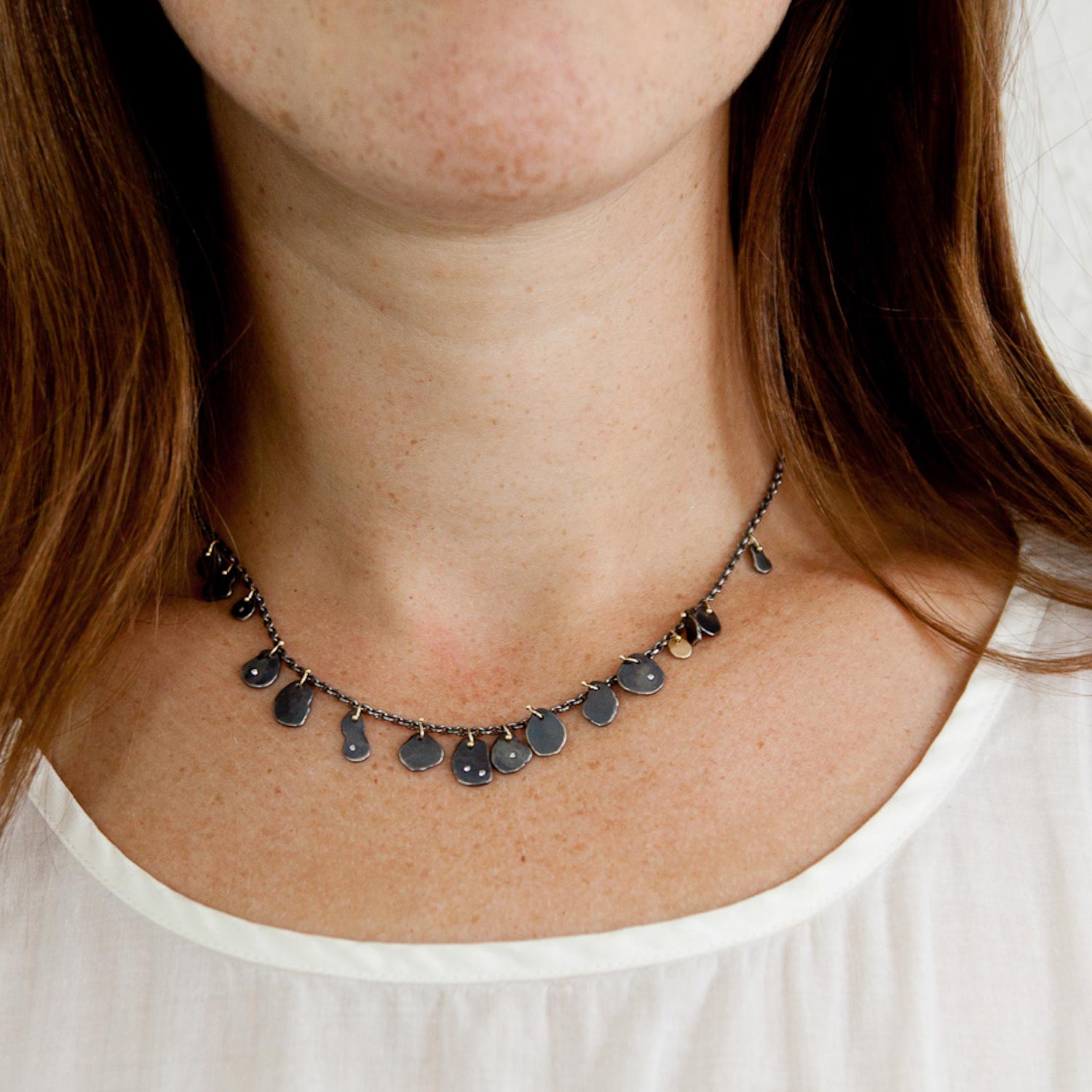 Sarah McGuire: Night Pond Necklace .05cttw