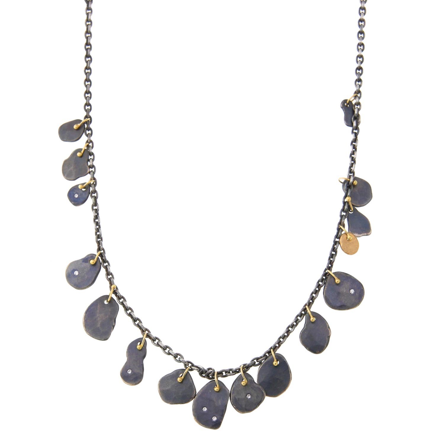 Sarah McGuire: Night Pond Necklace .05cttw