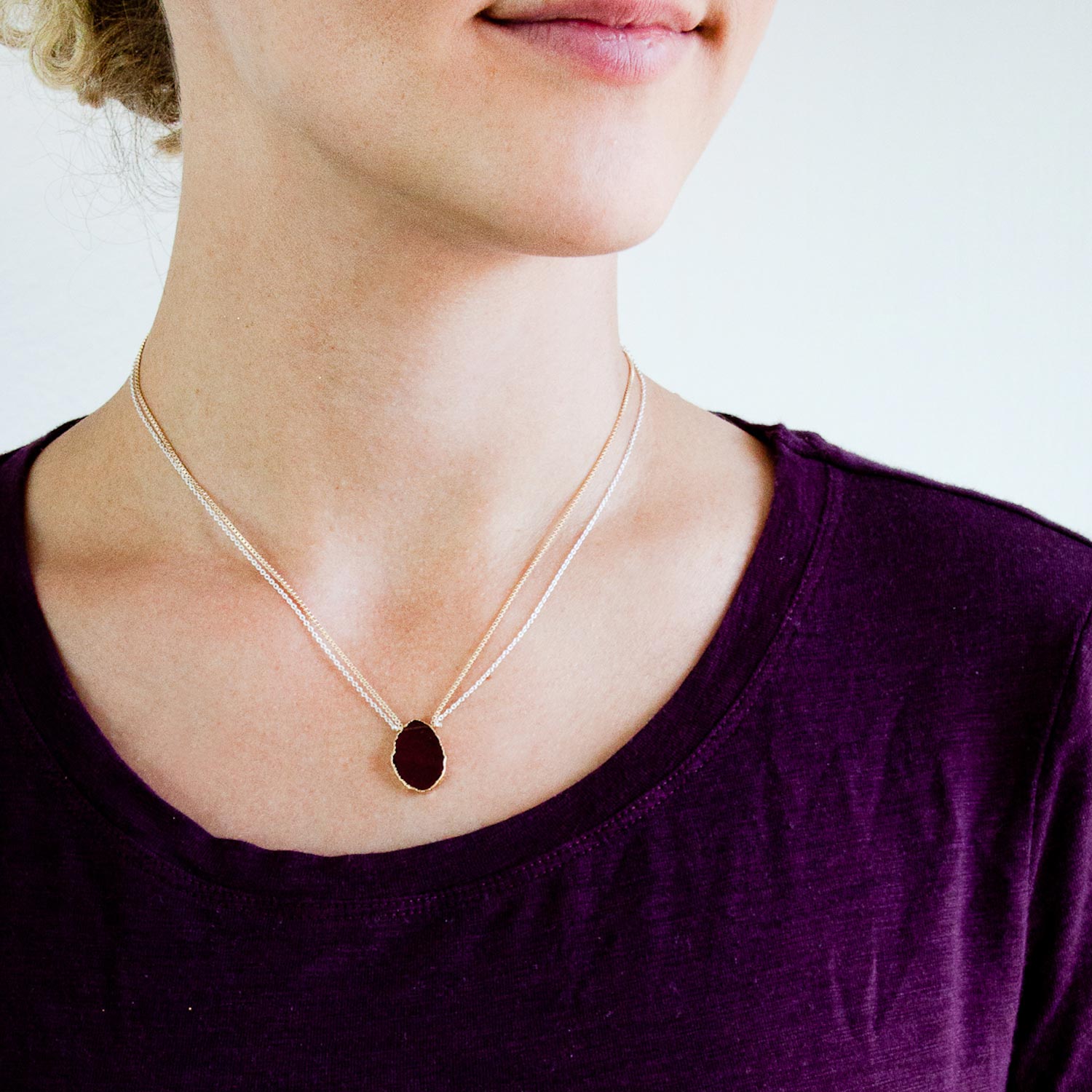 Lulu: Garnet Necklace
