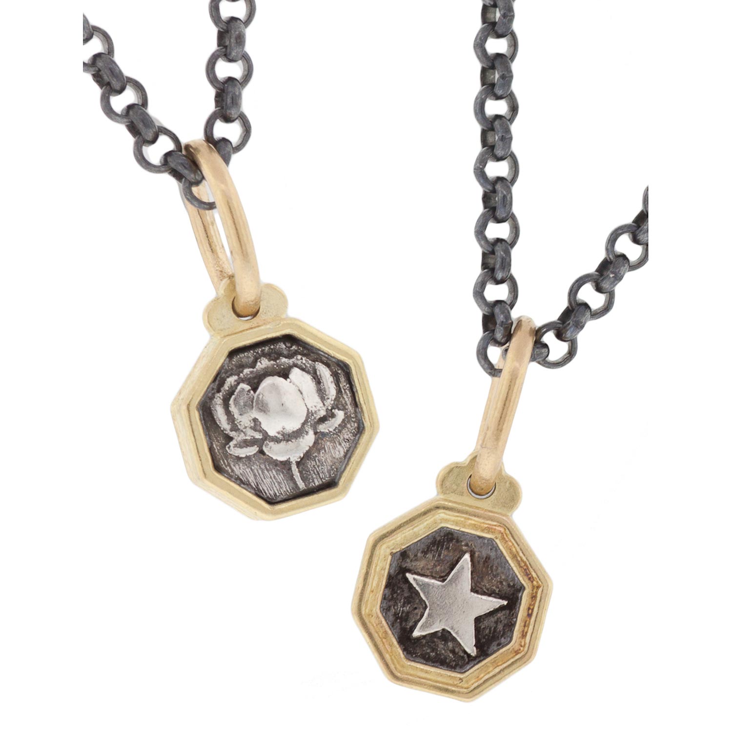 Erica Molinari: SS & 18k Gold Star + Lotus
