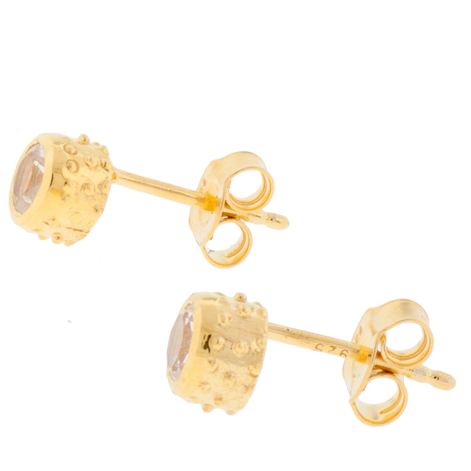 Lulu: Crystal Quartz Post Earring