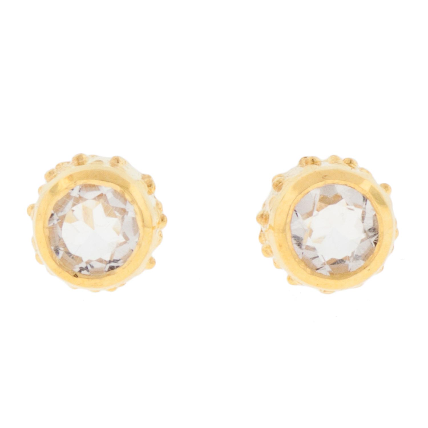 Lulu: Crystal Quartz Post Earring