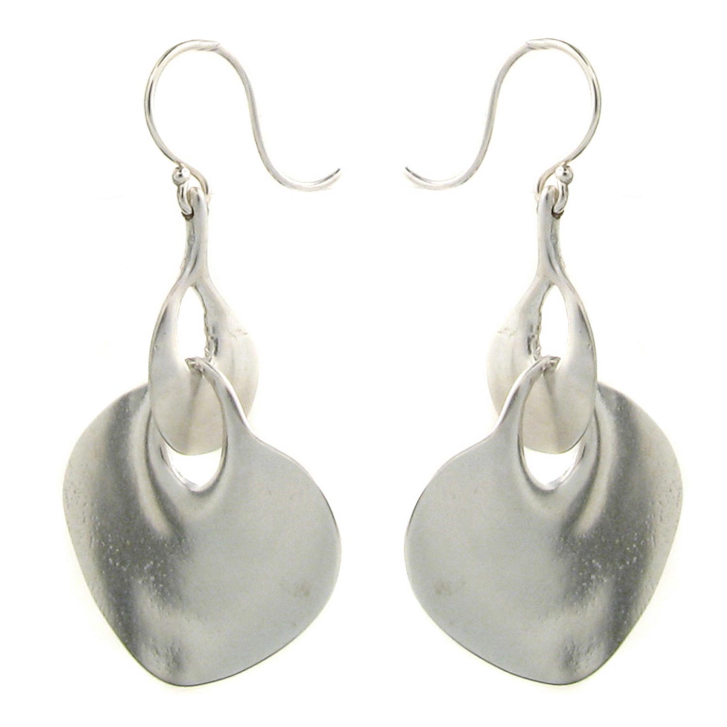 Ten Thousand Things: Large Peacock Link Earrings