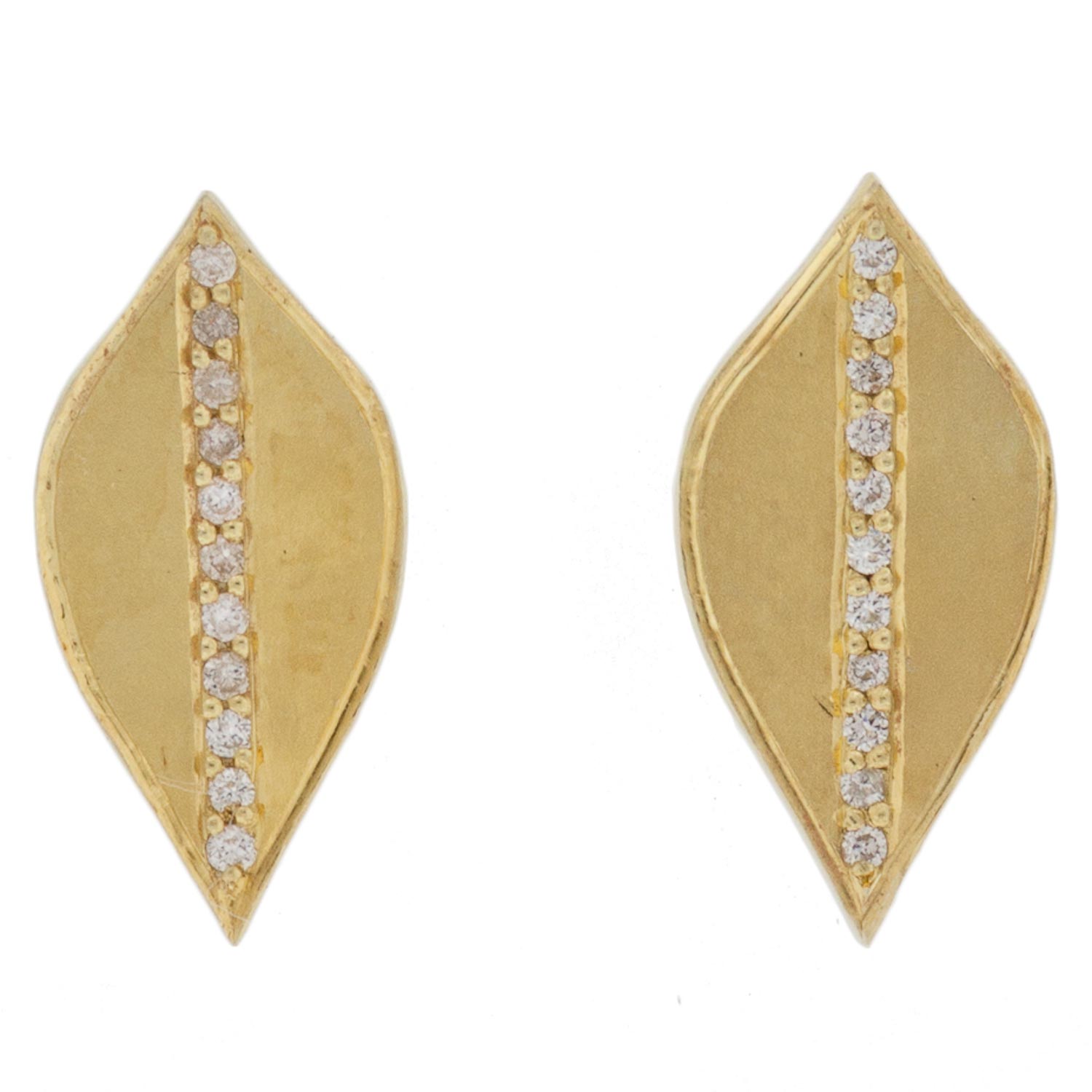 ILA: Phoenix Stud Earrings in 14k Gold 0.07ct