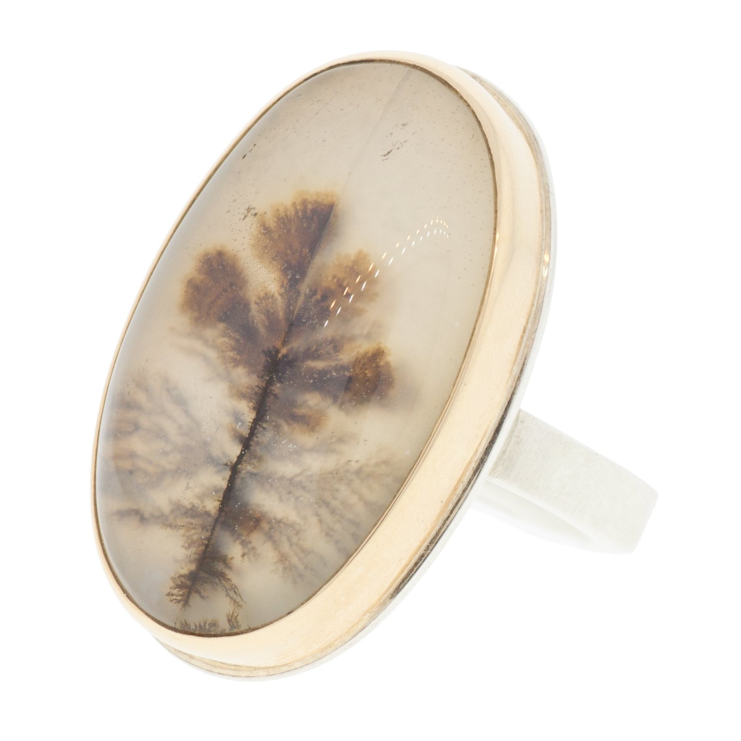 Jamie Joseph dendritic agate ring