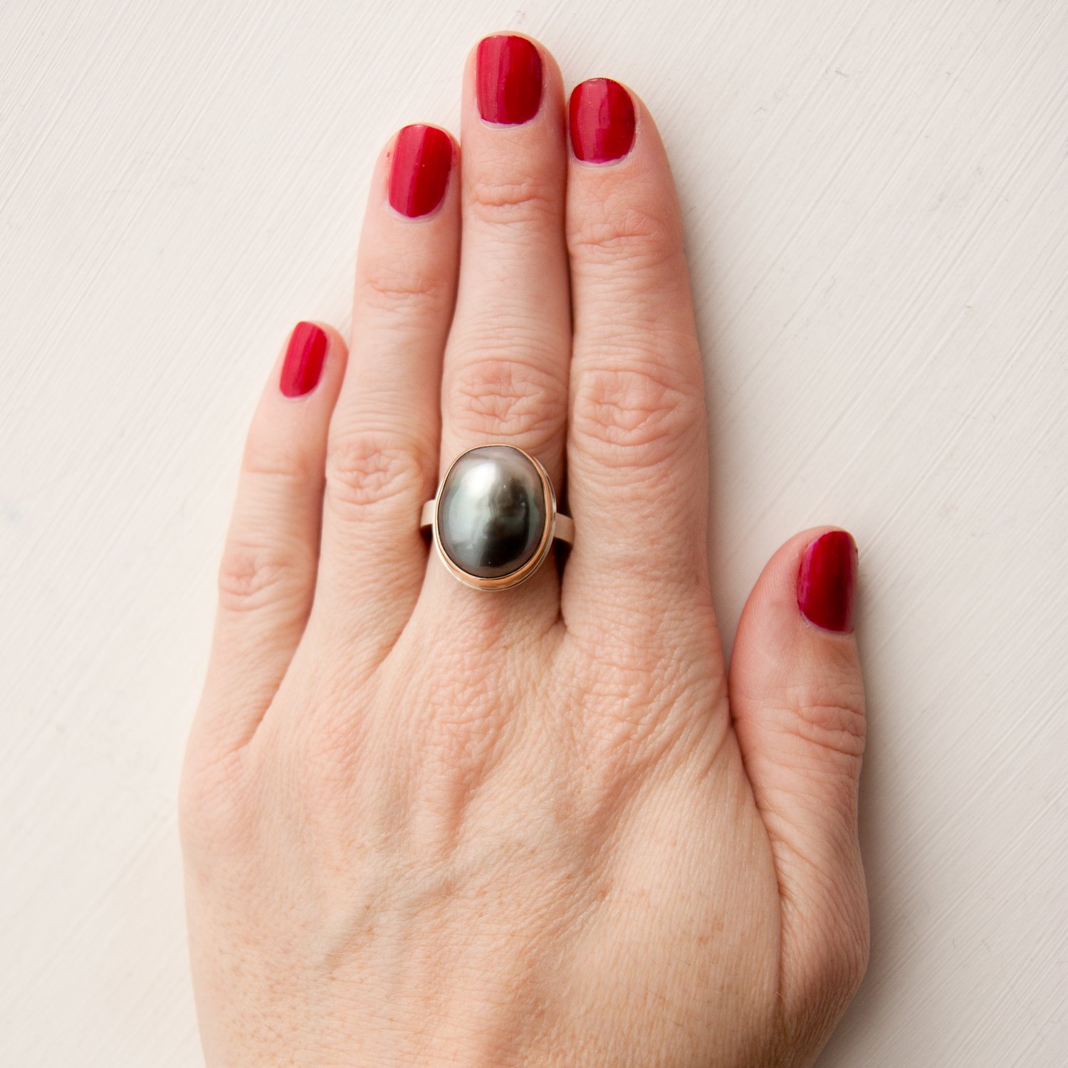 Jamie Joseph Tahitian Pearl Ring