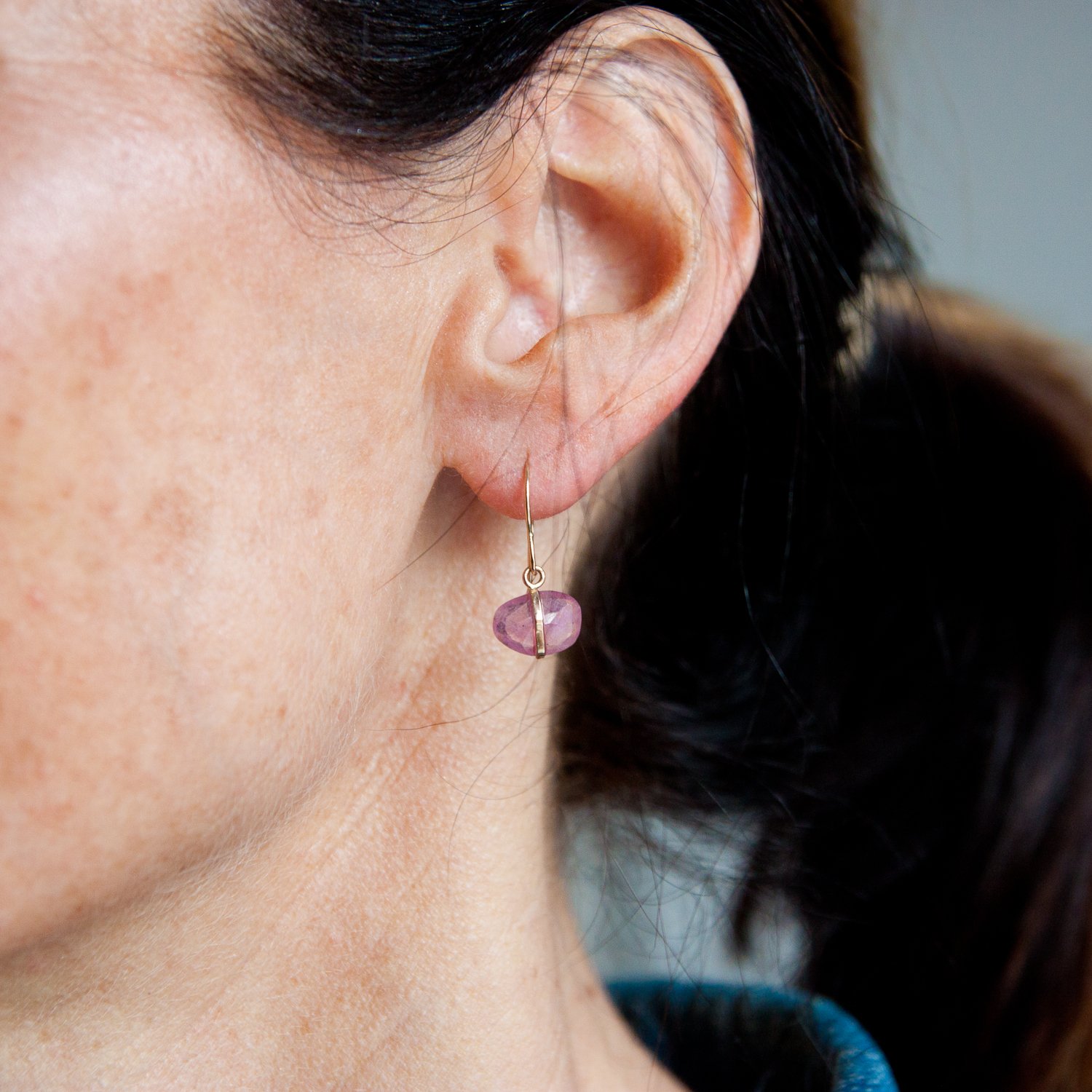 melisssa joy manning pink sapphire earrings