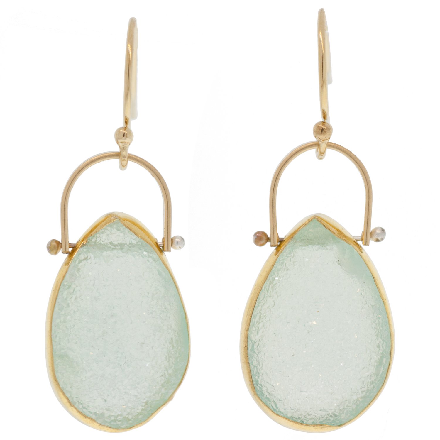 blue druzy Lulu Designs earrings