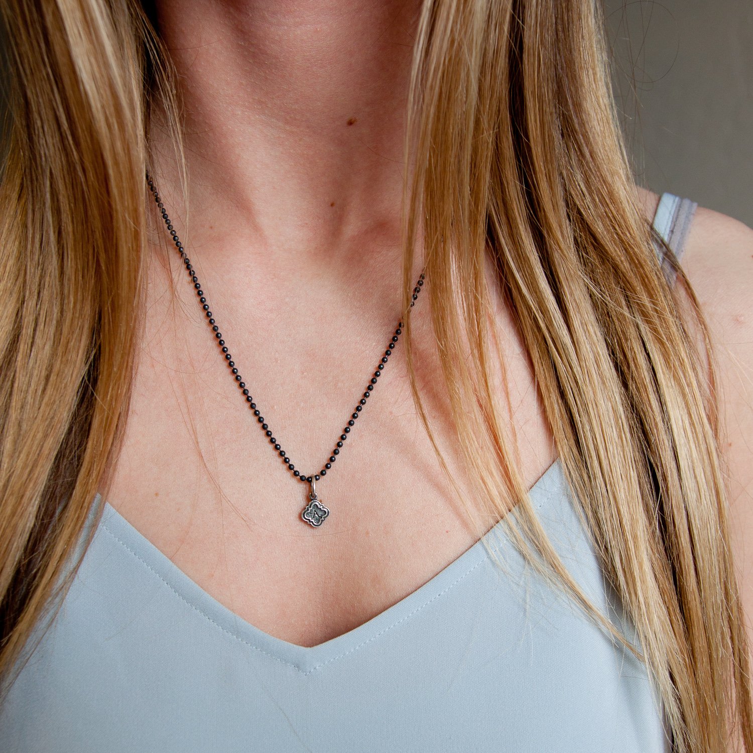 Erica Molinari Trunk Show: ss teeny clover + "F"