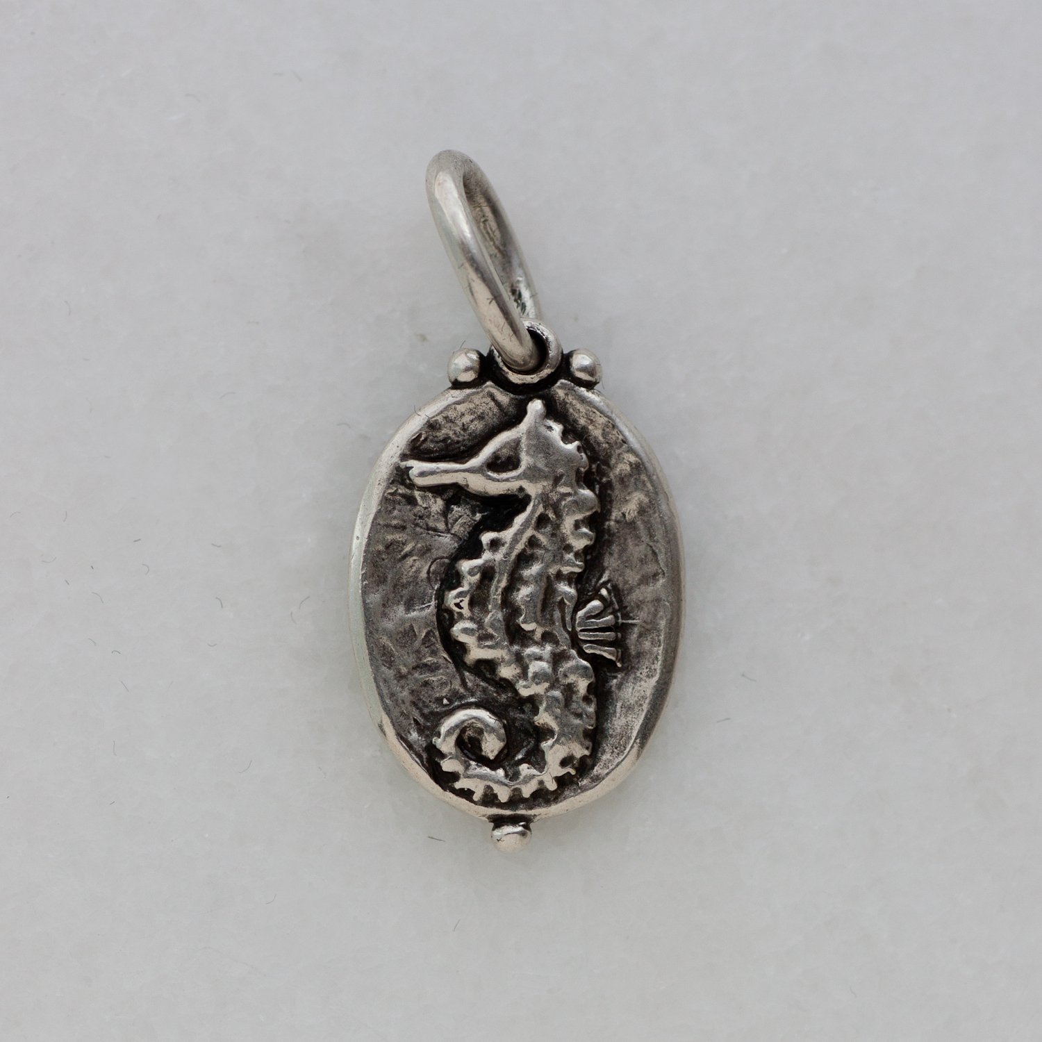 Erica Molinari Trunk Show: ss starfish and seahorse .01cts