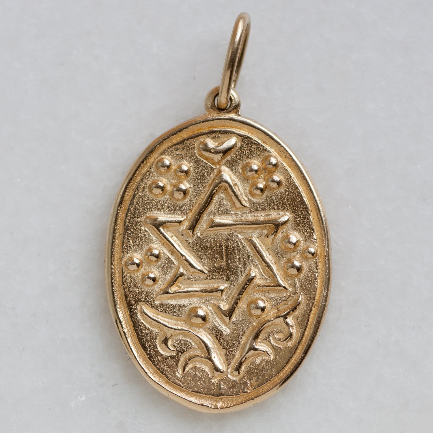 Erica Molinari Trunk Show: 14k jewish star and key