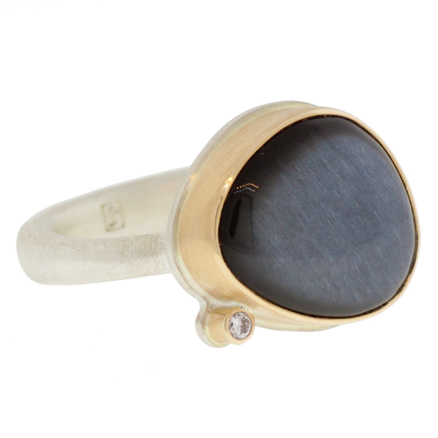 Jamie Joseph grey moonstone ring