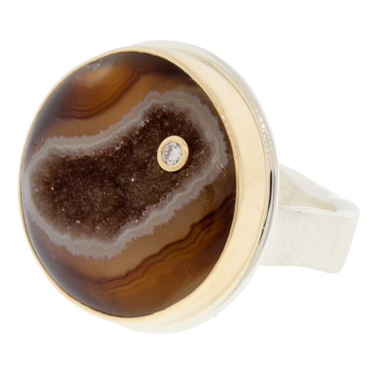 Jamie Joseph dark druzy ring