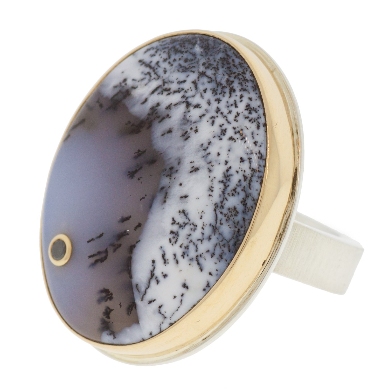 Jamie Joseph dendritic opal ring