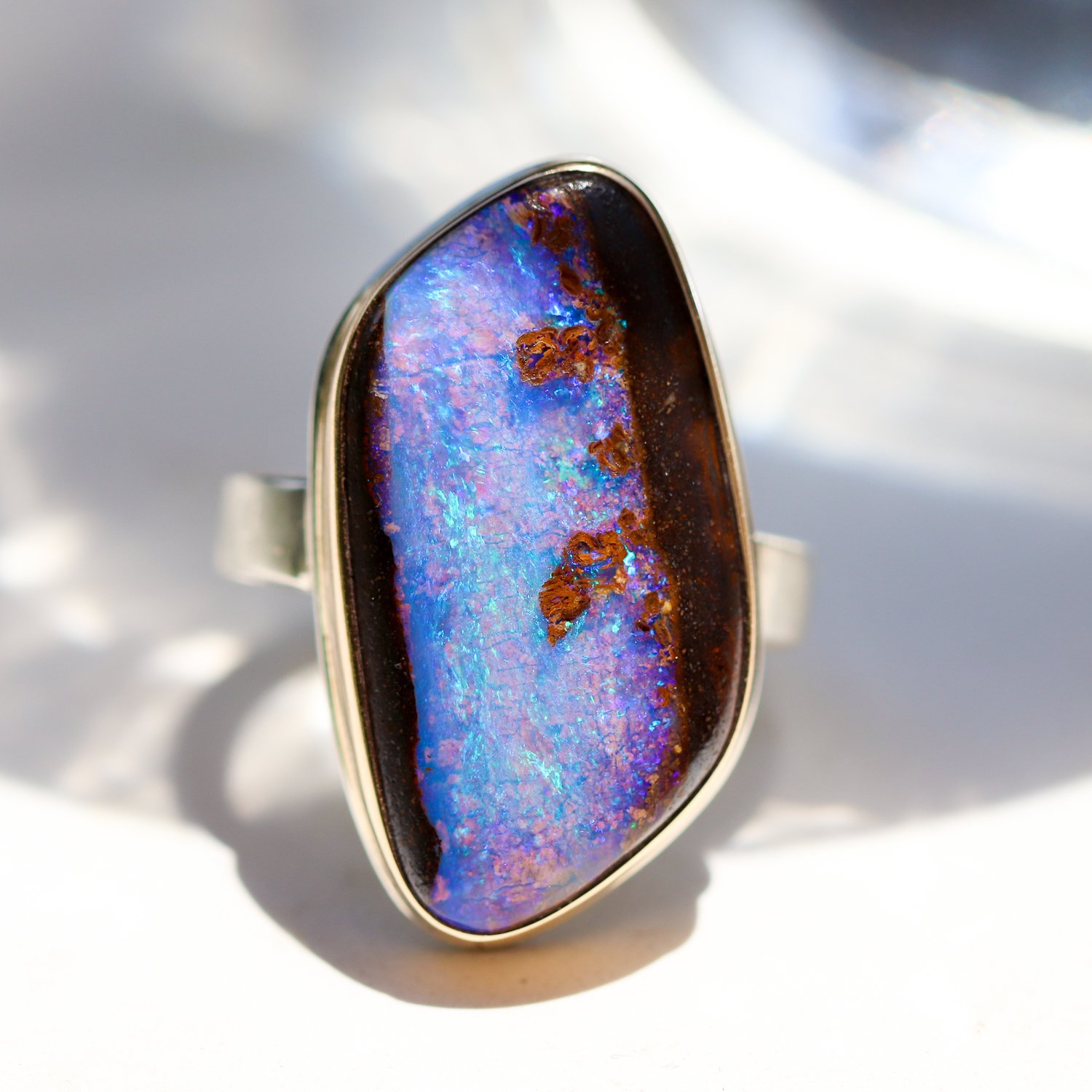 Jamie Joseph opalized wood