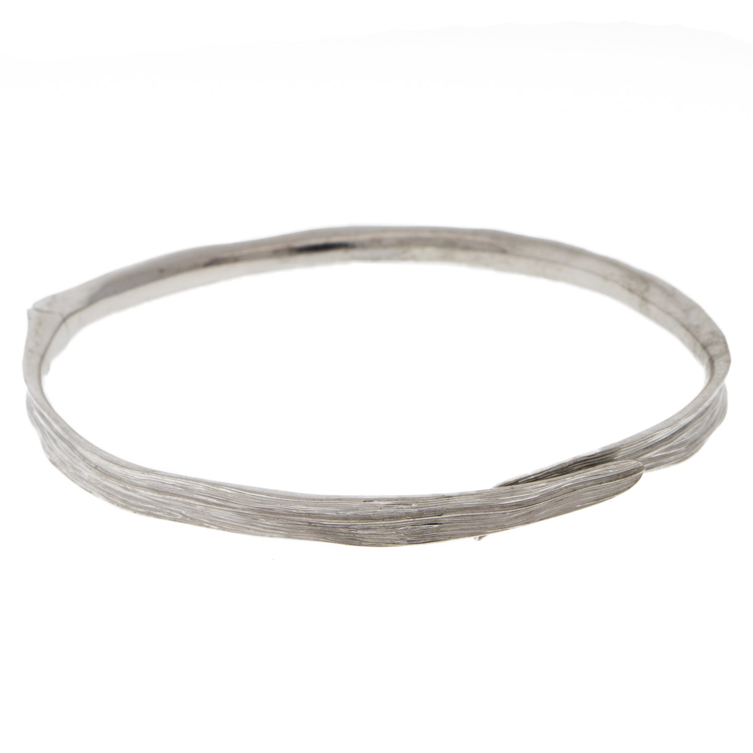 Michael Aram Jewelry: Palm narrow bangle in sterling silver