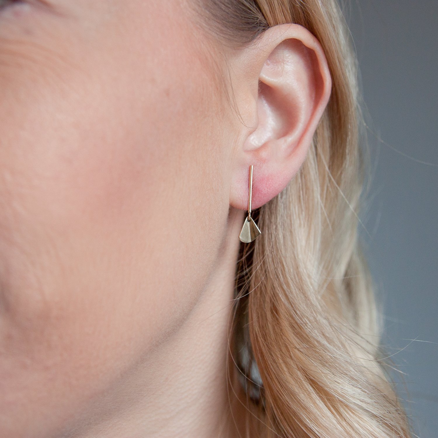 Kaylin Hertel: Flicker Stud 14k Yellow Gold, set of two