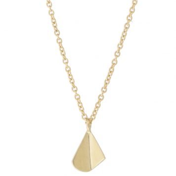 Kaylin Hertel:14K yellow gold flicker necklace 16"