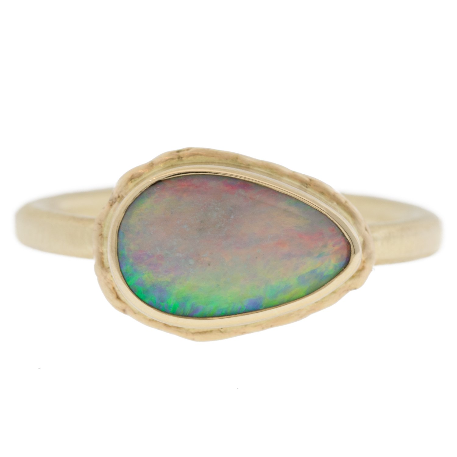 gold ring with opal by jewelry designer jamie joseph