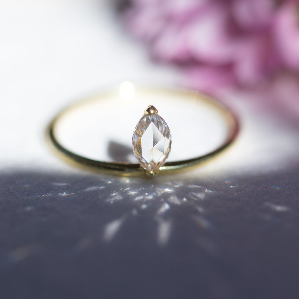 ILA gold diamond pietro ring