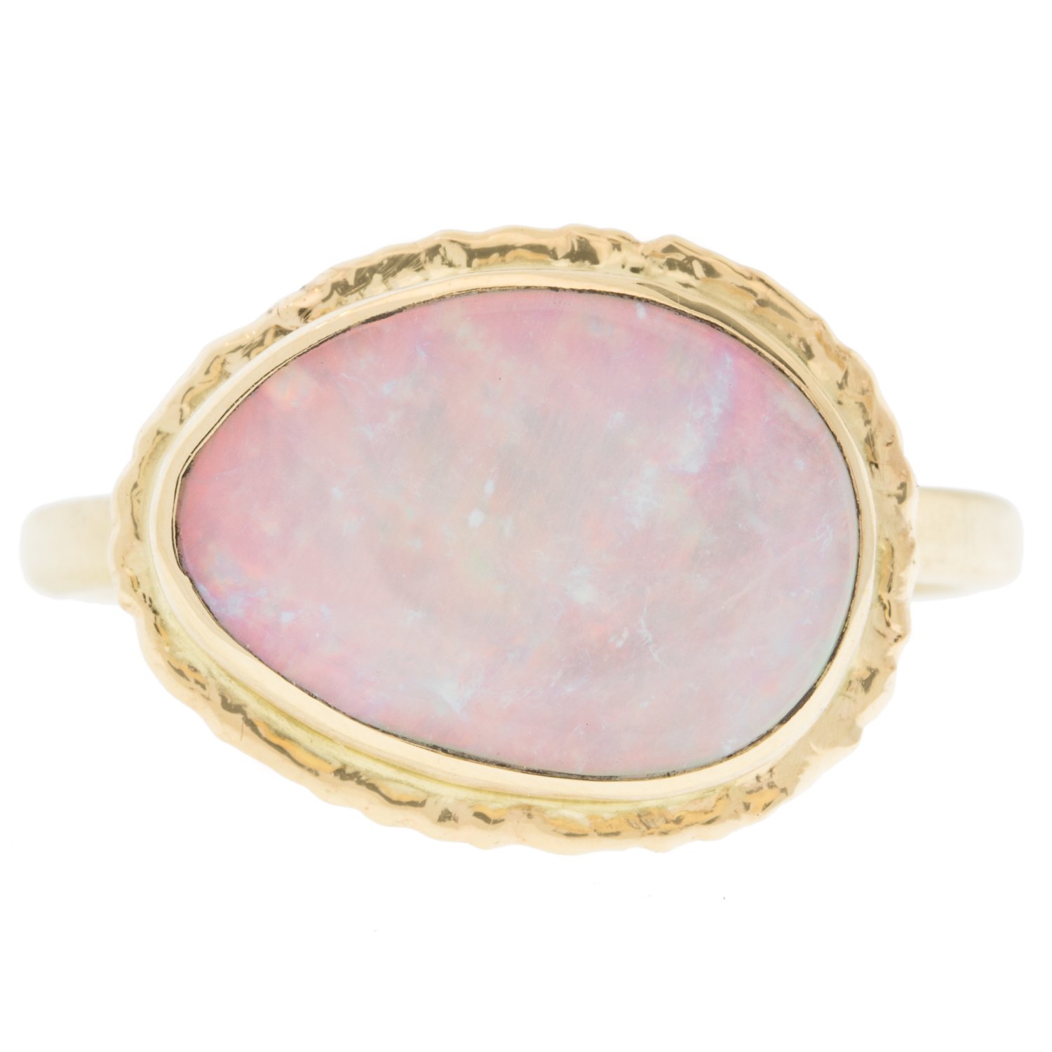 gold ring with opal by jewelry designer jamie joseph