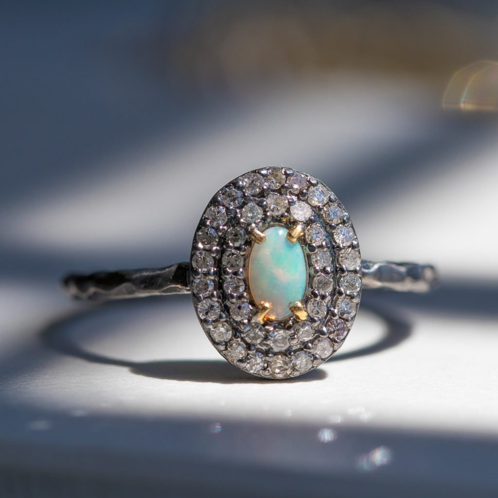 Opal ring by Robindira Unsworth
