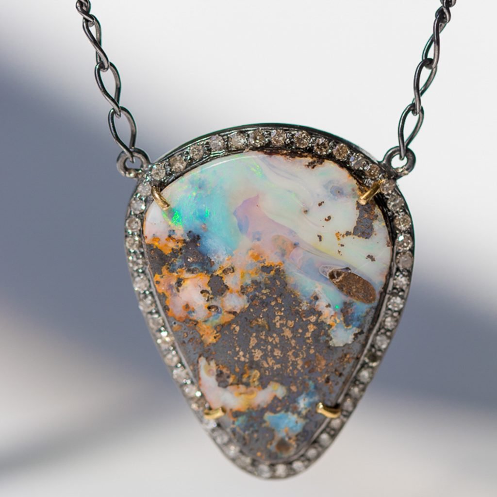 Opal necklace by Robindira Unsworth