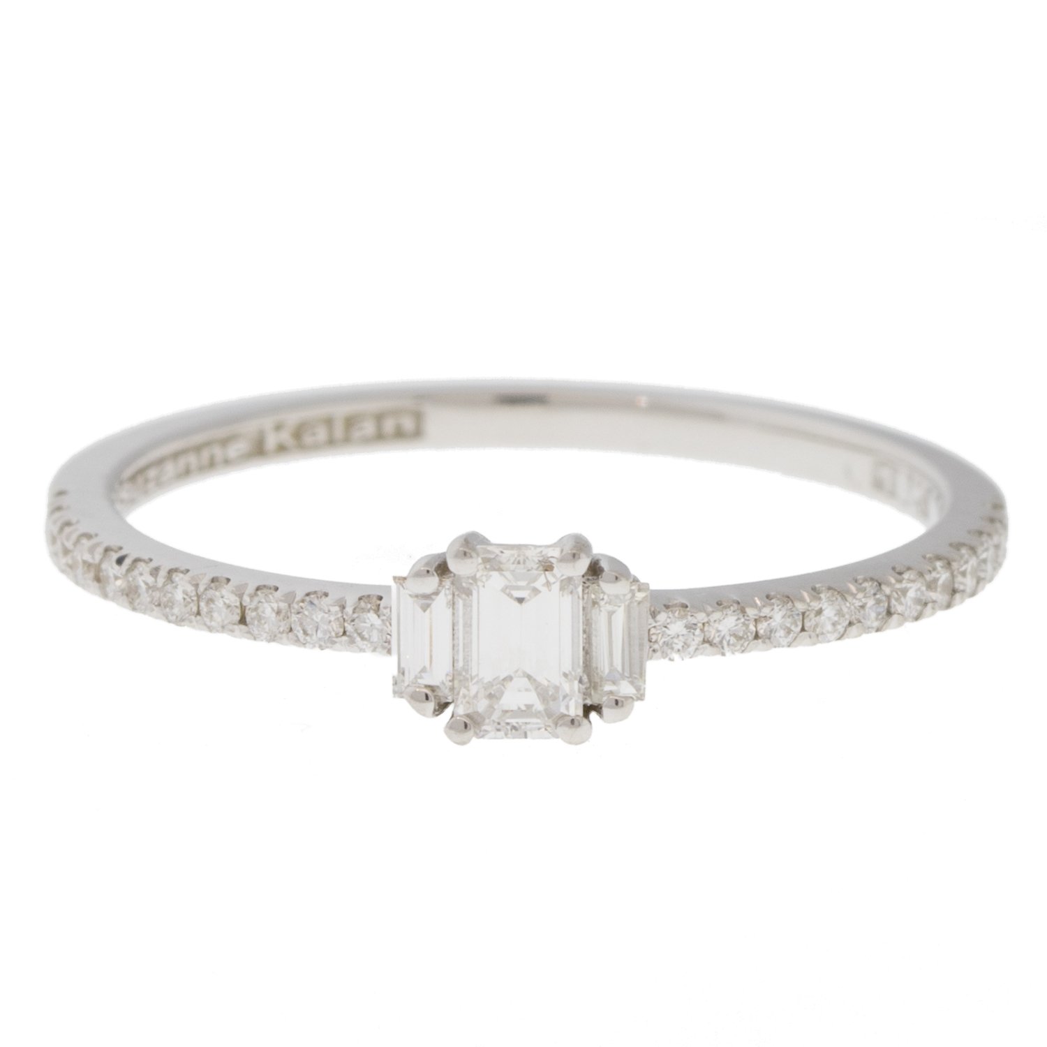 white gold and diamond ring by jewelry designer suzanne kalan