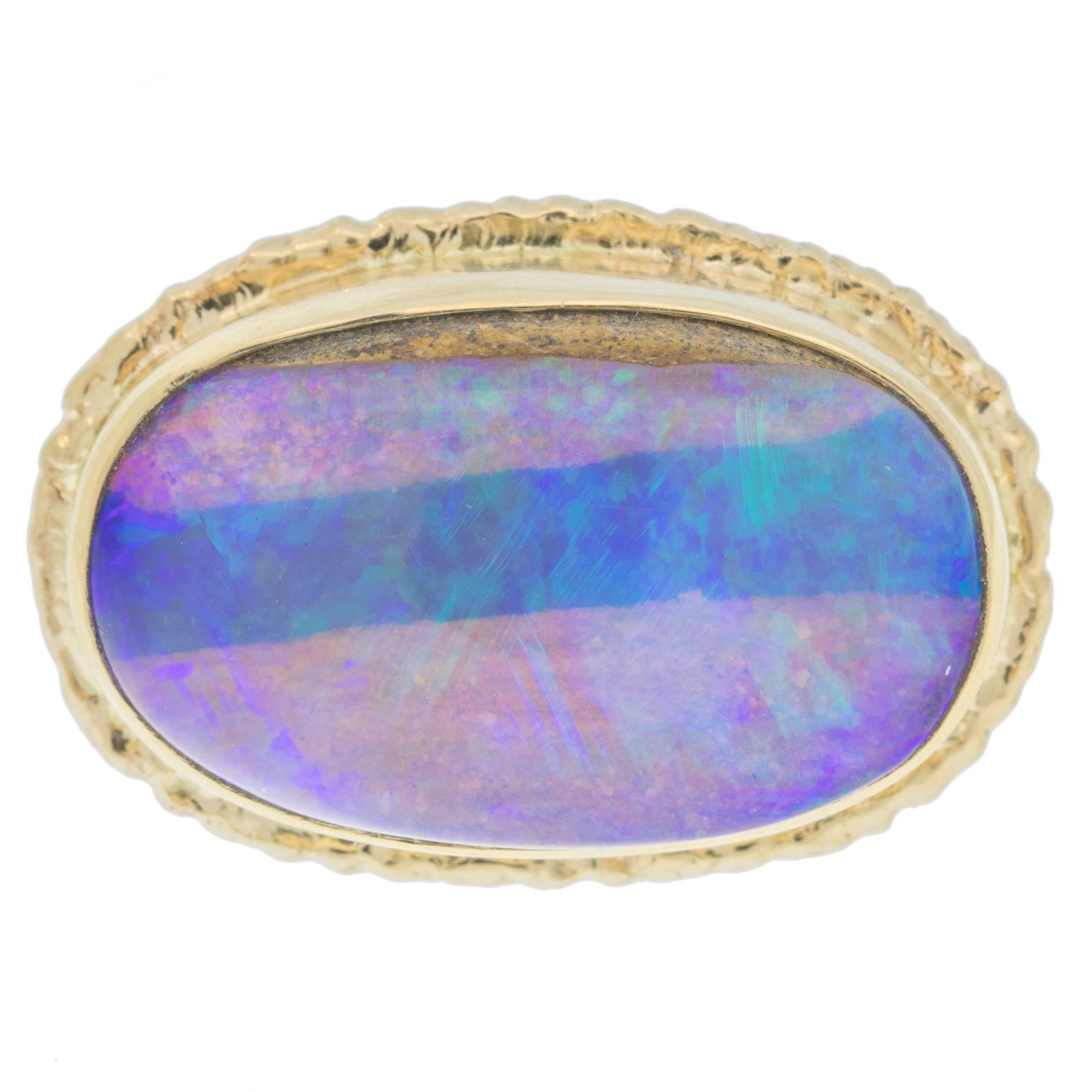 gold ring with opal by jewelry designer jamie joseph