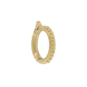 gold charm holder by jewelry designer erica molinari