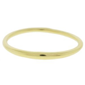 Diana Mitchell: 18k gold solid arch band