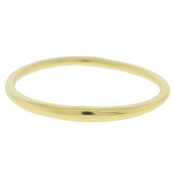 Diana Mitchell: 18k gold solid arch band