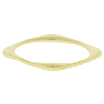 Diana Mitchell: Ring, Four Corners, 18k gold, size 5 3/4