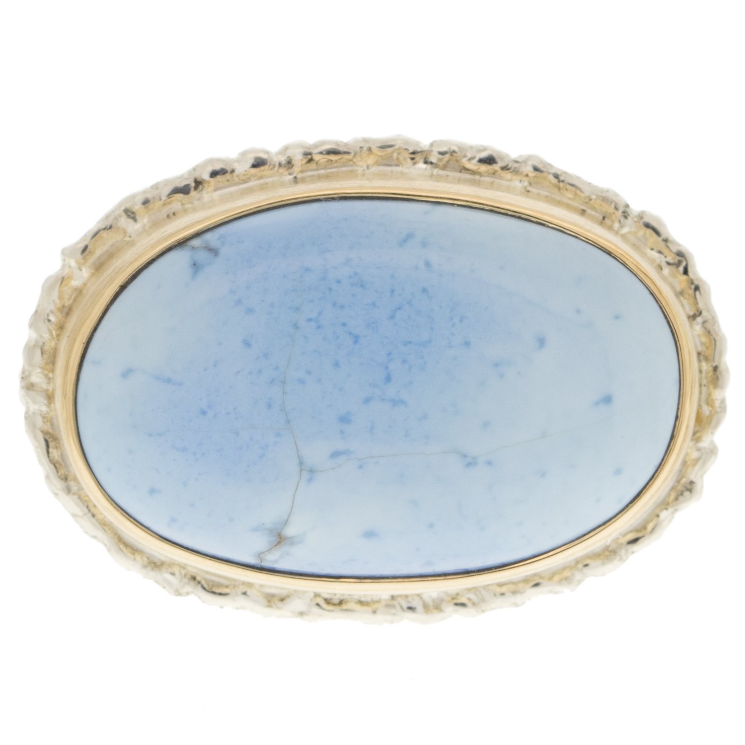 gold and silver ring with turquoise by jewelry designer jamie joseph