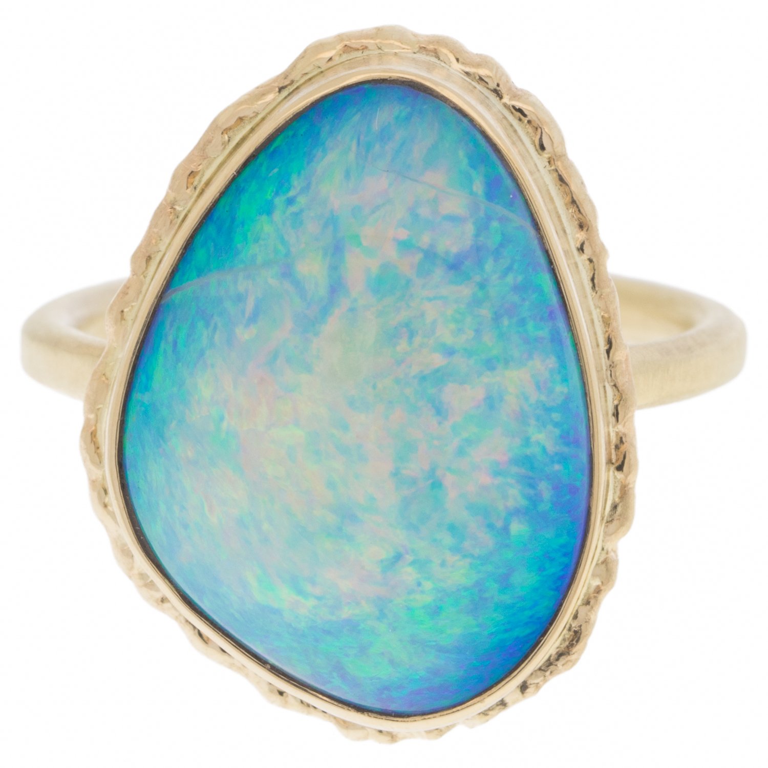 gold ring with opal by jewelry designer jamie joseph
