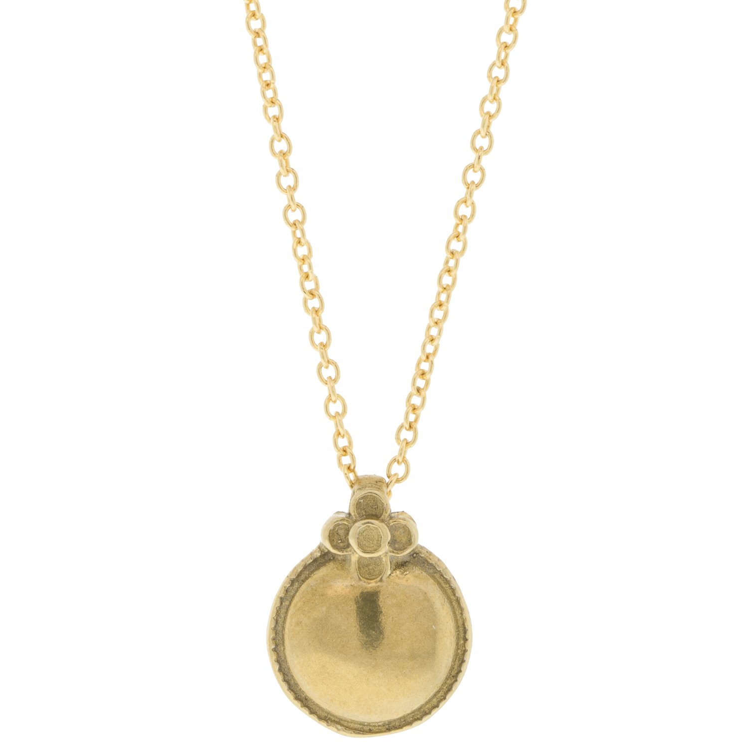 Lulu: Armor necklace in 14k gold fill and yellow bronze
