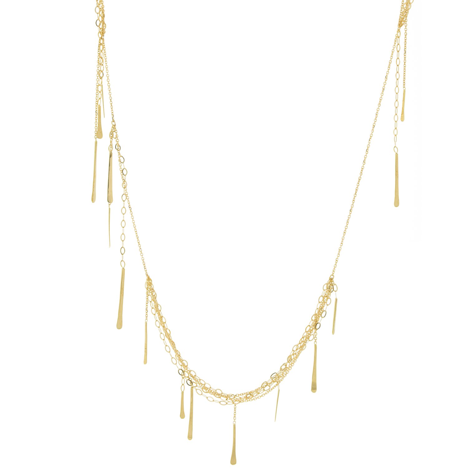 Sweet Pea: Necklace, Sycamore Bars Chain, 18K gold, 22 in length