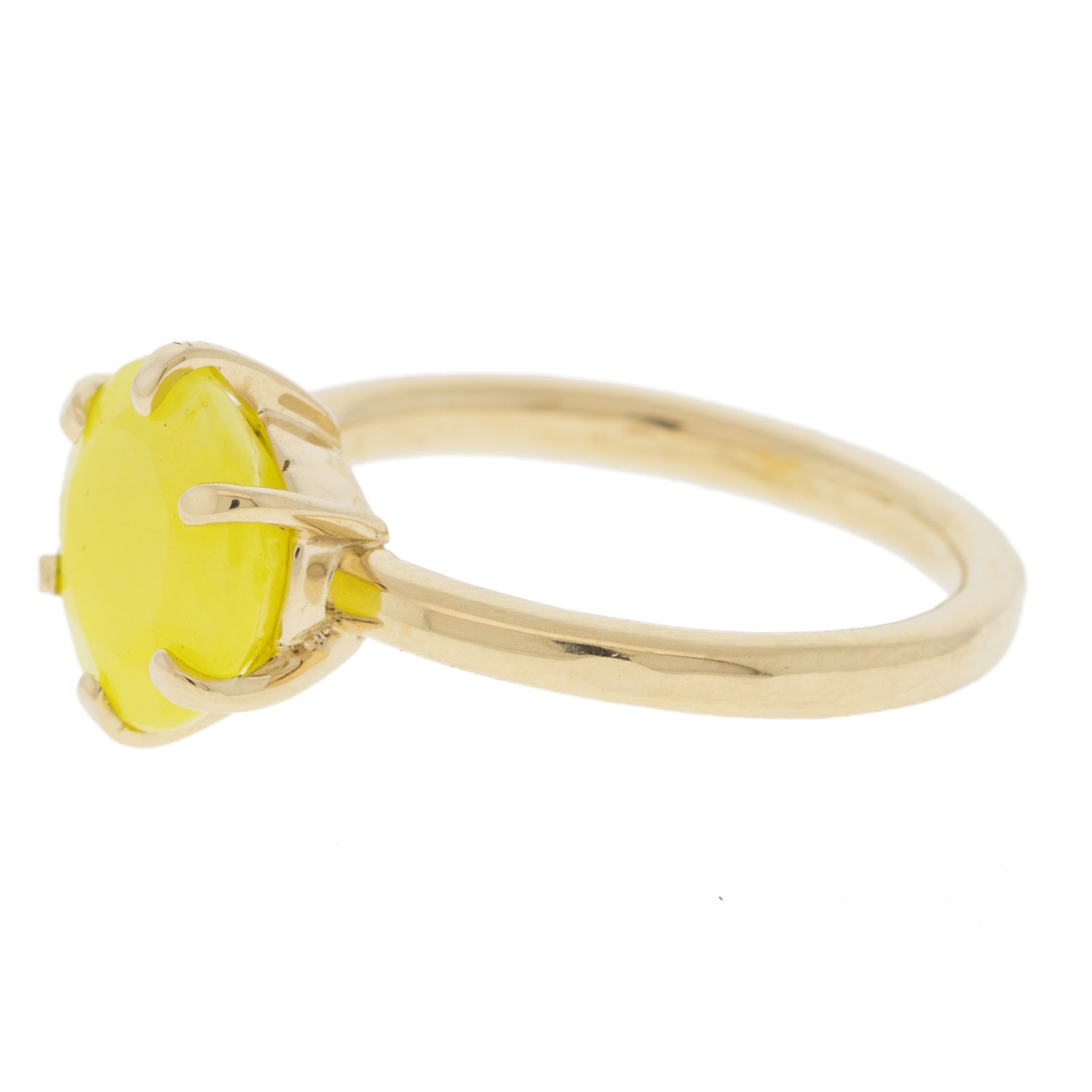Melissa Joy Manning: 14K gold smithsonite princess ring