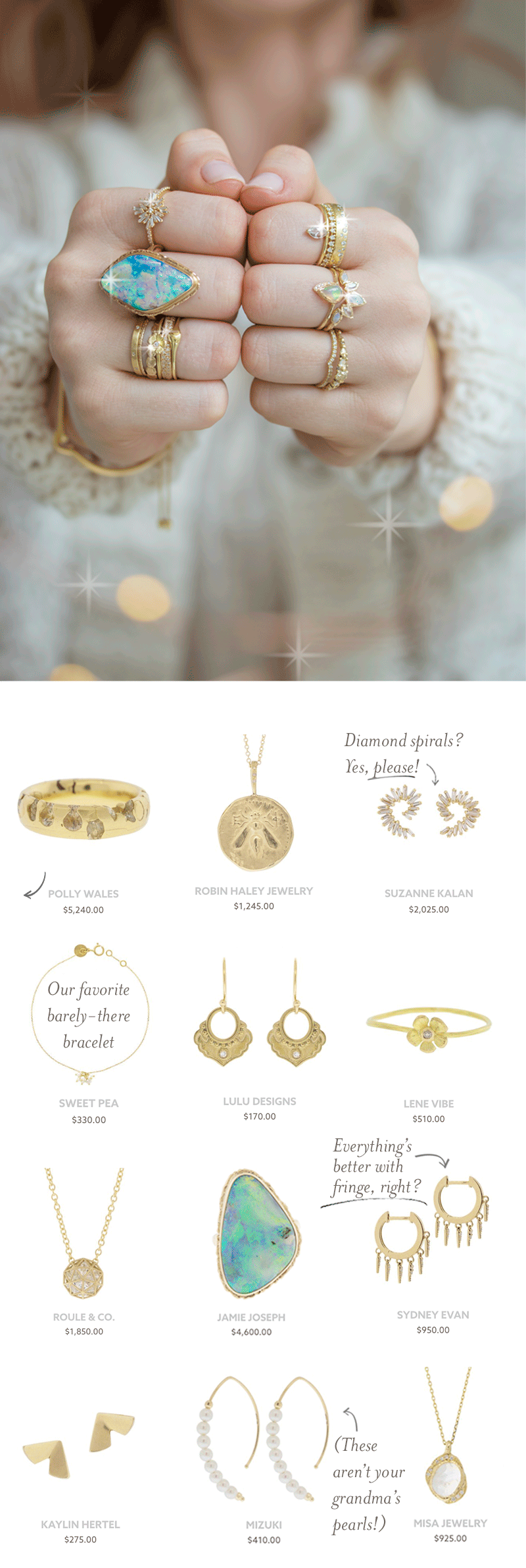 Staff Picks Jewelry Gift Guide at NEWTWIST