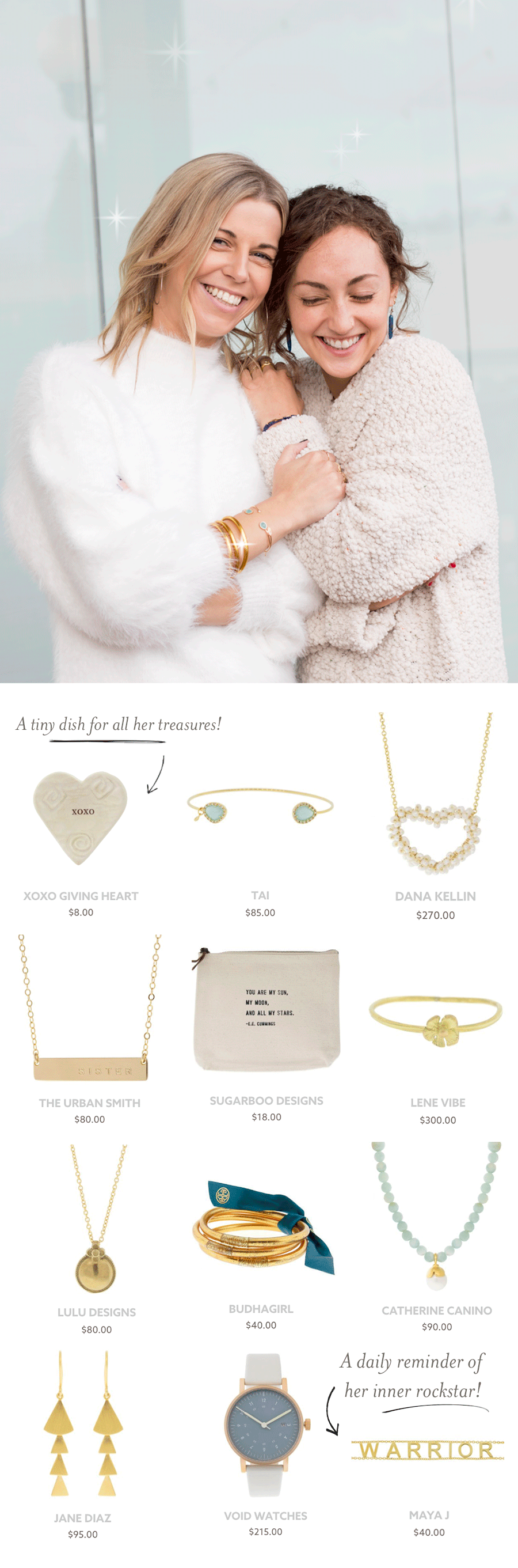 Gal Pal jewelry gift guide at NEWTWIST