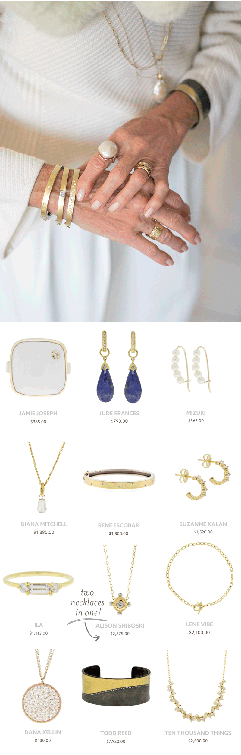 handcrafted classic jewelry gift guide at NEWTWIST