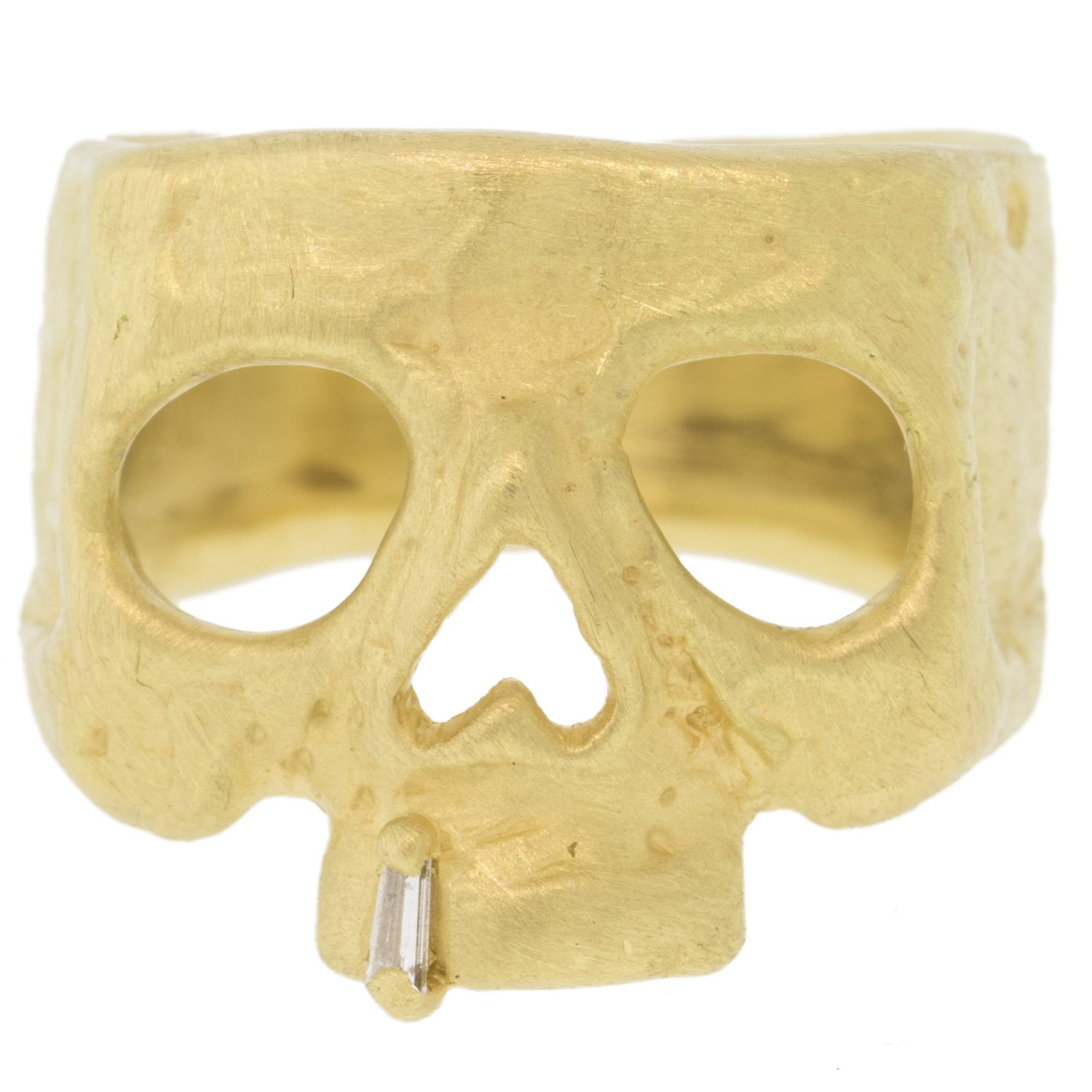 gold ring with diamond by jewelry designer polly wales