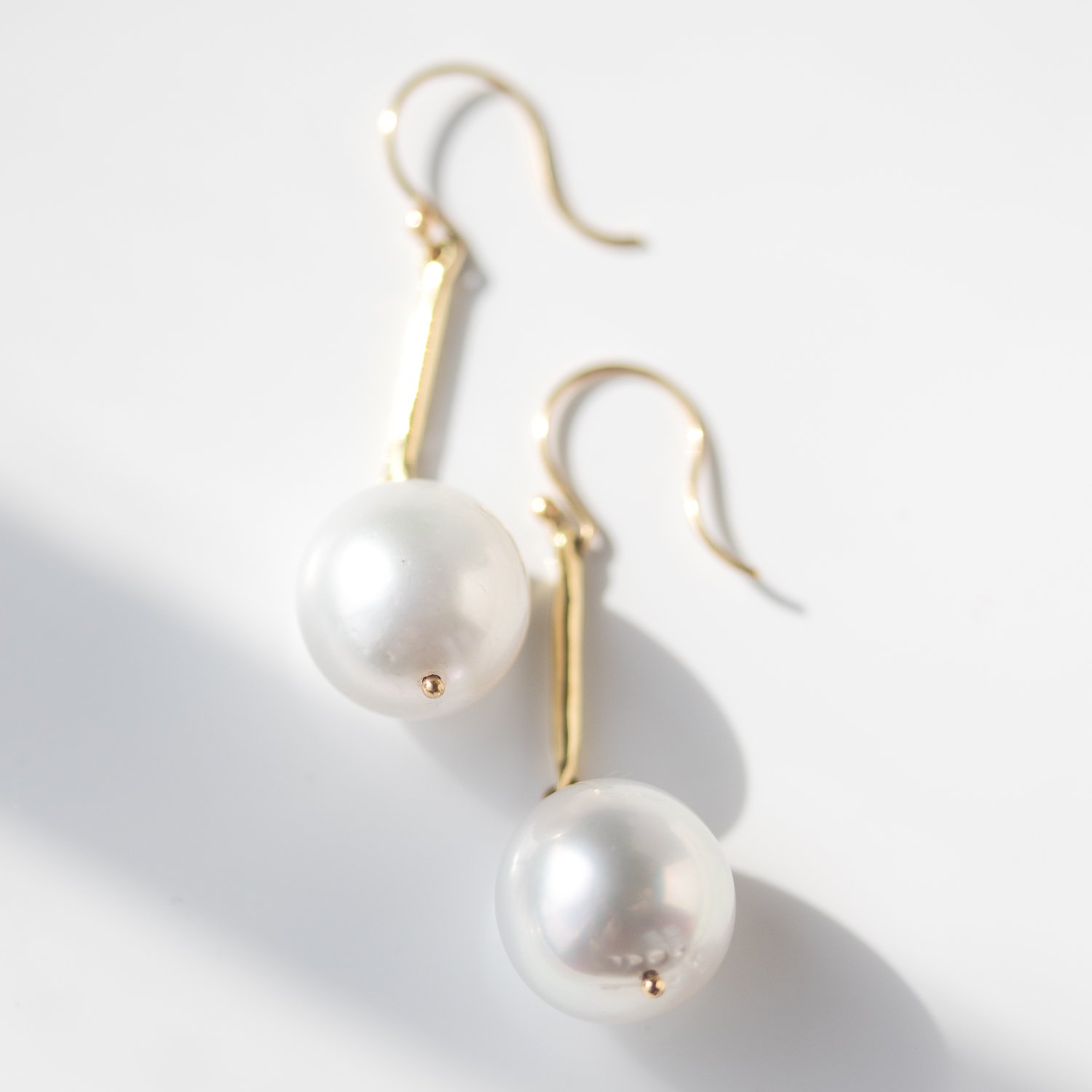 CAST LINE PEARL EARRINGS by Ten Thousand Things at NEWTWIST