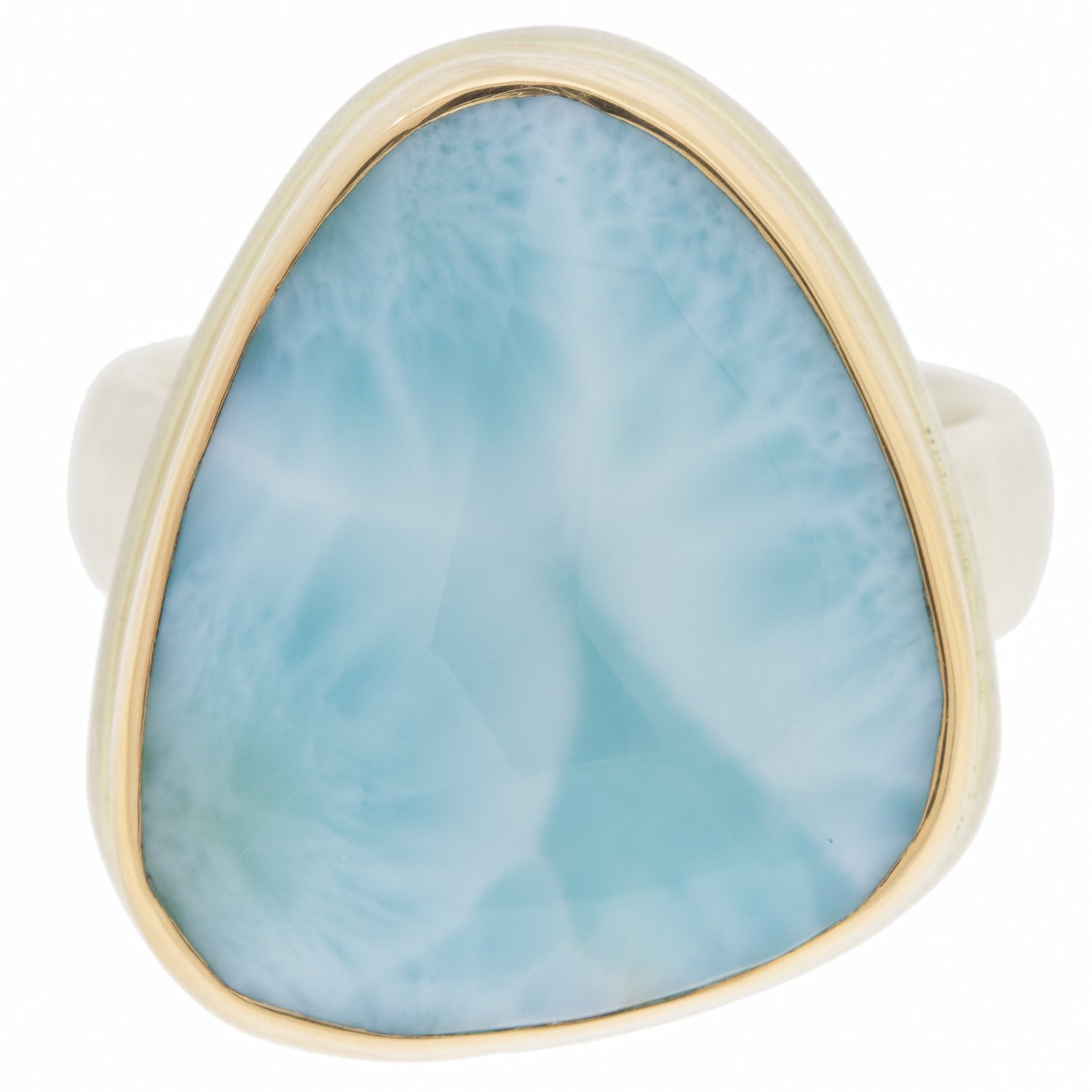Jamie Joseph: Asymmetrical Larimar Ring