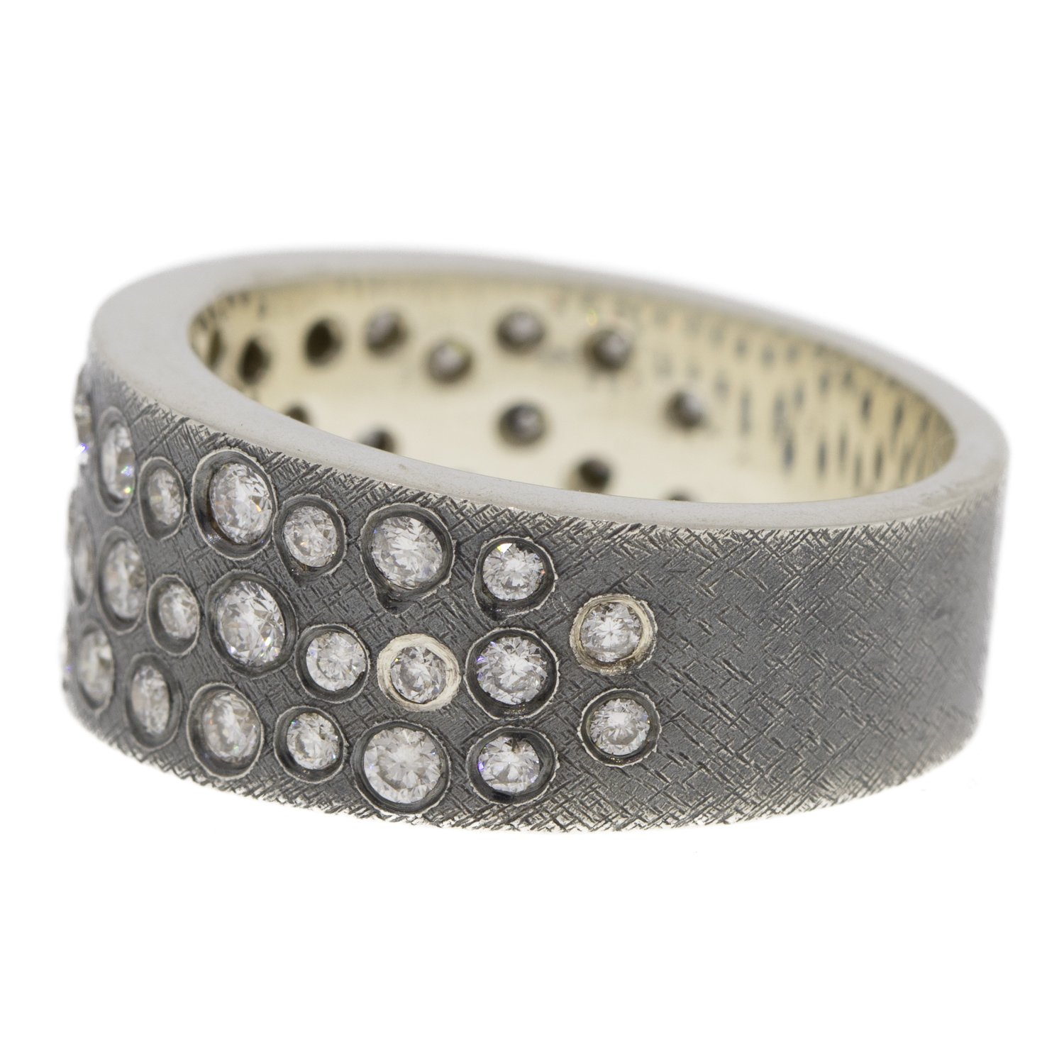 Rene Escobar: Ring, STELLA, Diamonds 1.0 TCW, Sterling SILVER.