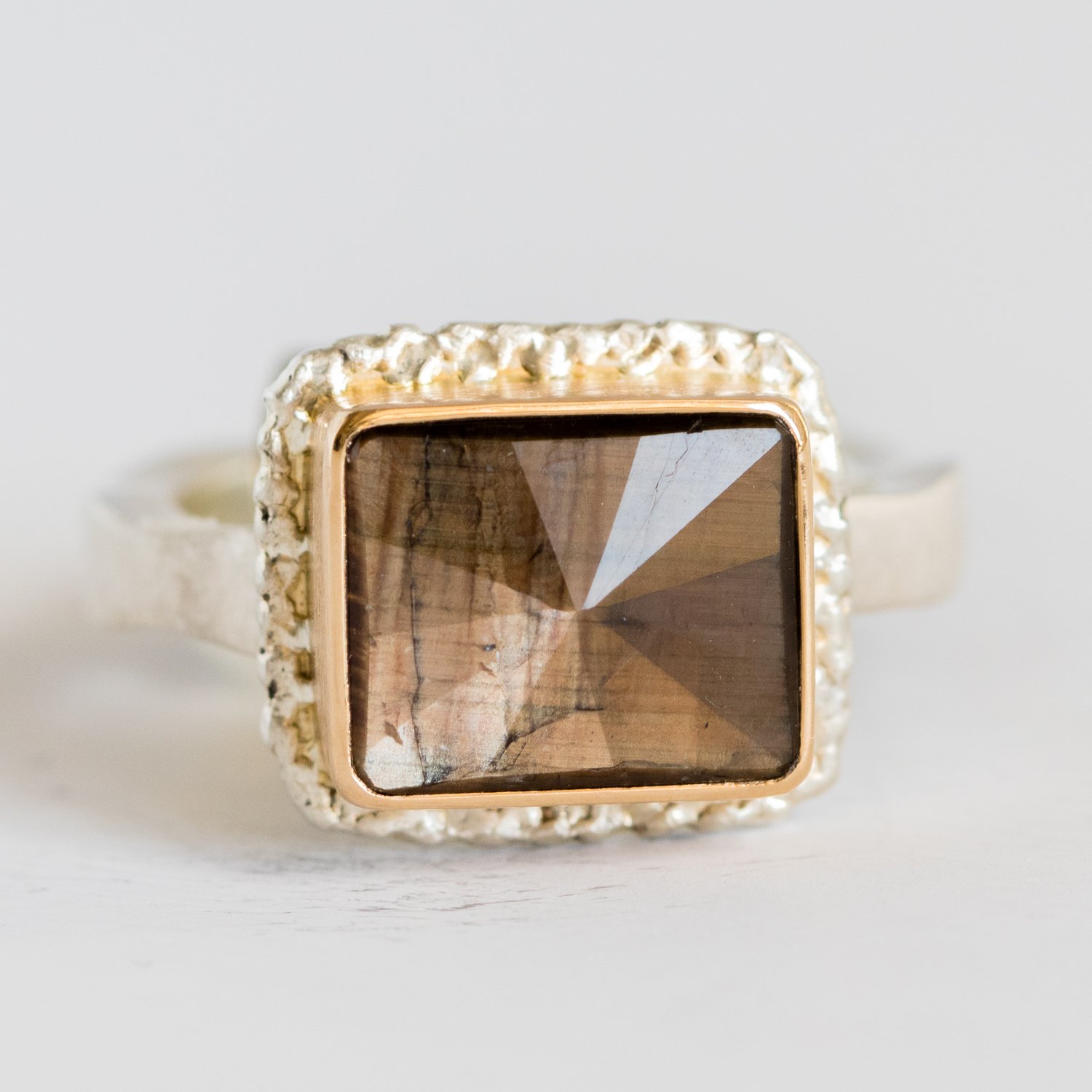 Jamie Joseph Trunk Show: Brown Sapphire Ring sz. 7