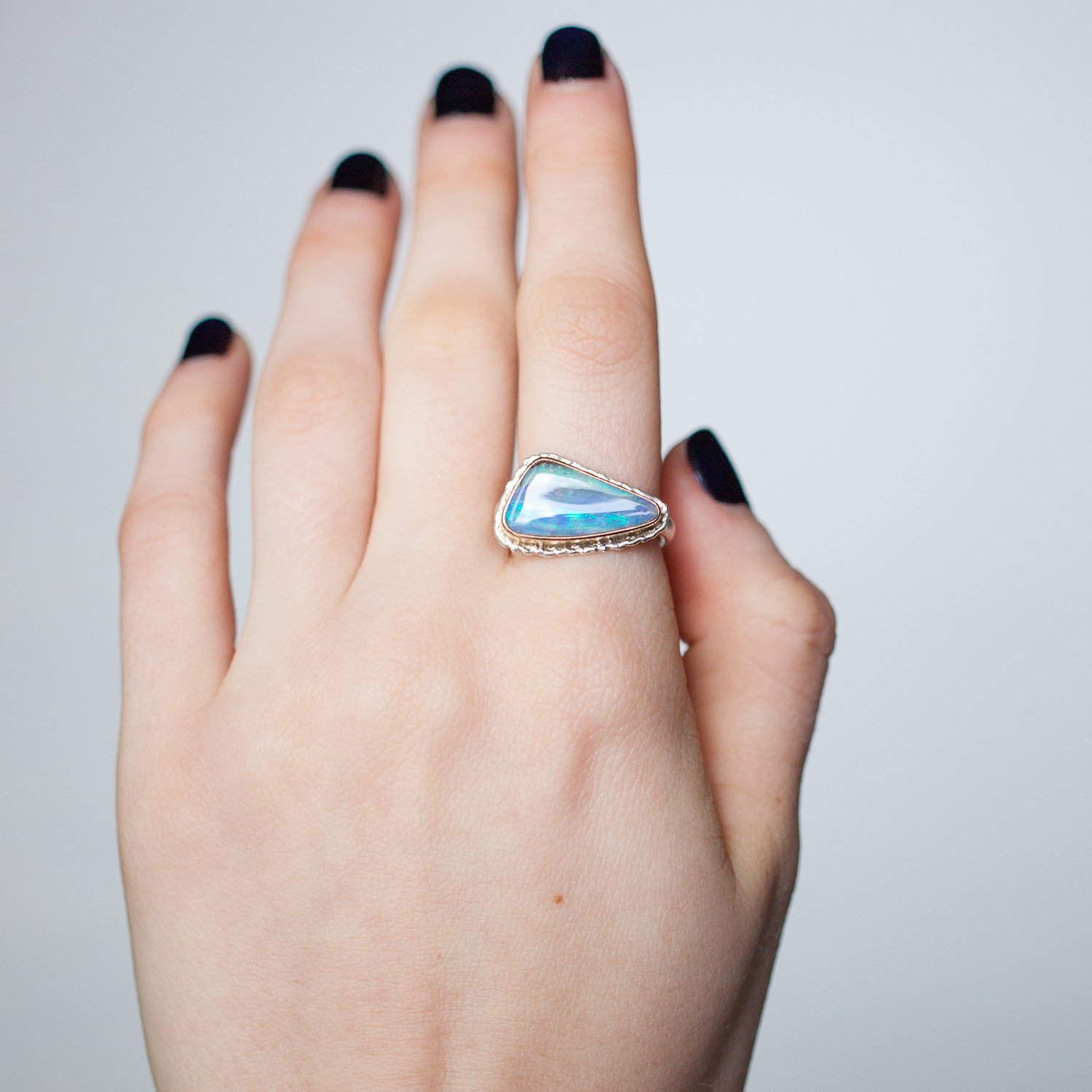 Jamie Joseph Trunk Show: Small Asymmertical Boulder Opal sz. 6.5