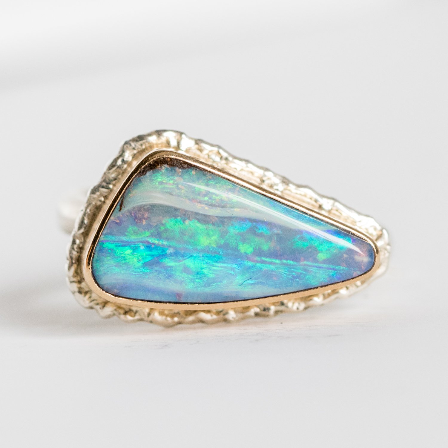Jamie Joseph Trunk Show: Small Asymmertical Boulder Opal sz. 6.5