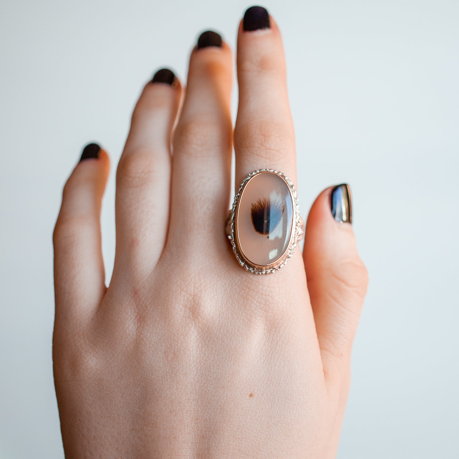 Jamie Joseph Trunk Show: Dendritic Agate Ring sz. 7.75