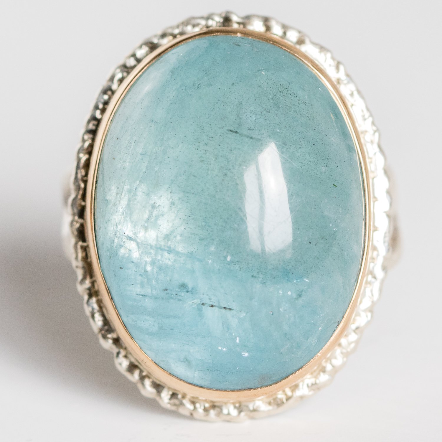 Jamie Joseph Trunk Show: Large Oval Aquamarine sz. 8